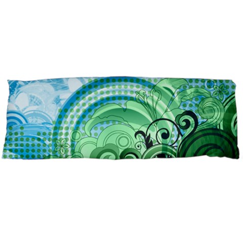 Blue Green Circle Design Body Pillow Case (Dakimakura) from ArtsNow.com Body Pillow Case