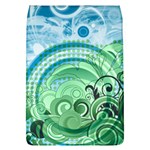 Blue Green Circle Design Removable Flap Cover (L)