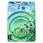 Blue Green Circle Design Removable Flap Cover (S)