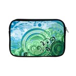 Blue Green Circle Design Apple iPad Mini Zipper Case