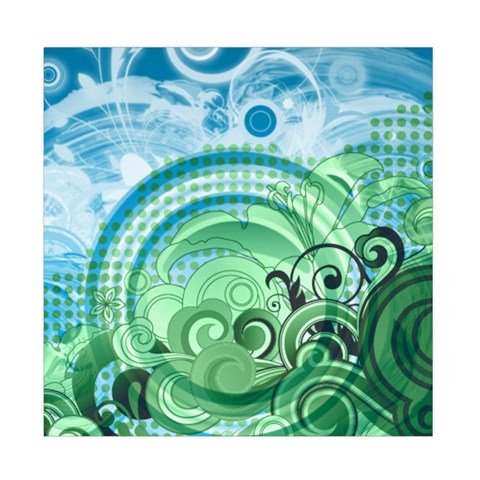 Blue Green Circle Design Duvet Cover (Full/ Double Size) from ArtsNow.com Front