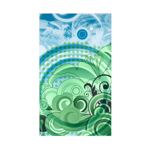 Blue Green Circle Design Duvet Cover (Single Size) from ArtsNow.com Duvet Quilt