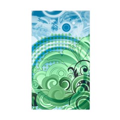 Blue Green Circle Design Duvet Cover Double Side (Single Size) from ArtsNow.com Front