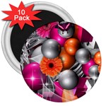 Ball Art 3  Magnet (10 pack)