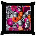 Ball Art Throw Pillow Case (Black)