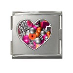 Ball Art Mega Link Heart Italian Charm (18mm)