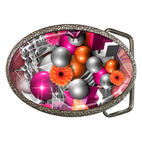 Ball Art Belt Buckle from ArtsNow.com Front