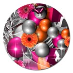 Ball Art Magnet 5  (Round)