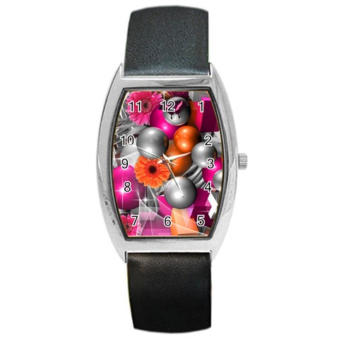 Ball Art Barrel Style Metal Watch from ArtsNow.com Front