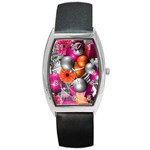 Ball Art Barrel Style Metal Watch