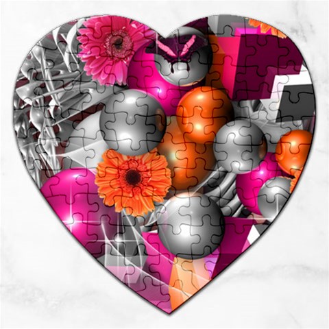 Ball Art Jigsaw Puzzle (Heart) from ArtsNow.com Front