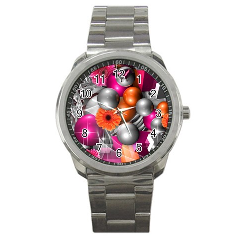 Ball Art Sport Metal Watch from ArtsNow.com Front