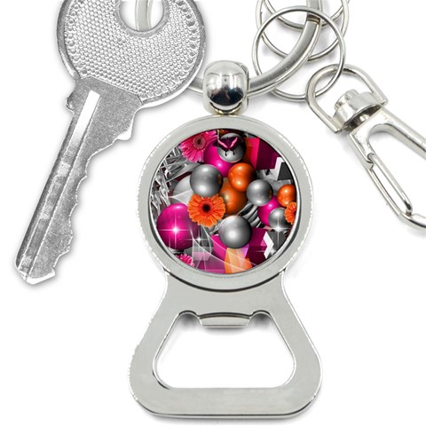 Ball Art Bottle Opener Key Chain from ArtsNow.com Front