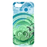 Blue Green Circle Design iPhone 7/8 Black UV Print Case