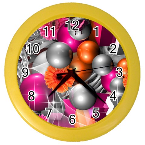 Ball Art Color Wall Clock from ArtsNow.com Front