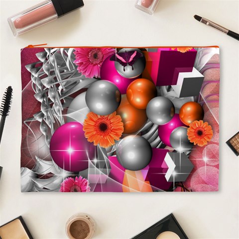 Ball Art Cosmetic Bag (XL) from ArtsNow.com Front