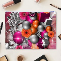 Ball Art Cosmetic Bag (XL) from ArtsNow.com Back