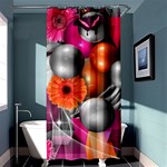 Ball Art Shower Curtain 36  x 72  (Stall)