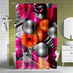 Ball Art Shower Curtain 48  x 72  (Small)