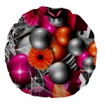 Ball Art Large 18  Premium Round Cushion 