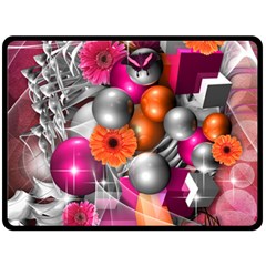 Ball Art Double Sided Fleece Blanket (Large) from ArtsNow.com 80 x60  Blanket Front