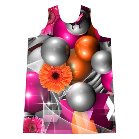 Ball Art Shoulder Cutout Velvet One Piece from ArtsNow.com Front