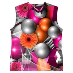 Ball Art Women s Button Up Vest from ArtsNow.com Back