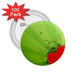 Red Heart Art 2.25  Button (100 pack)