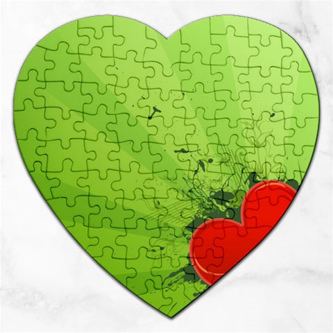 Red Heart Art Jigsaw Puzzle (Heart) from ArtsNow.com Front