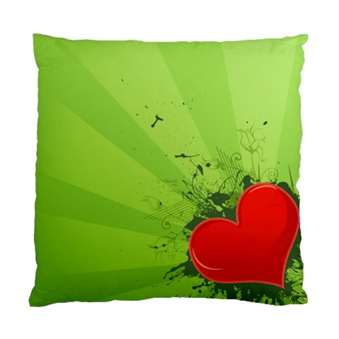 Red Heart Art Standard Cushion Case (One Side) from ArtsNow.com Front