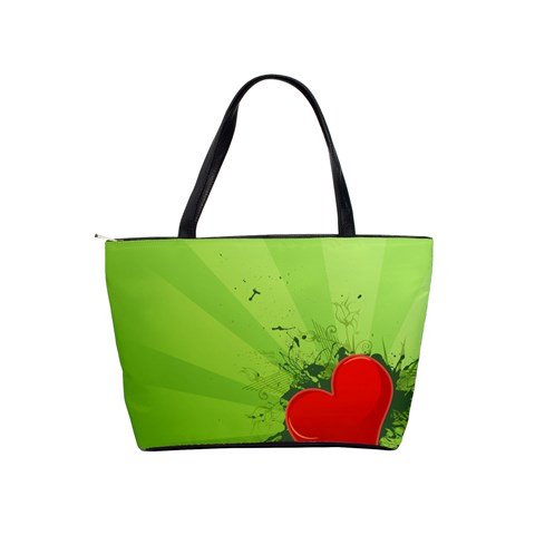 Red Heart Art Classic Shoulder Handbag from ArtsNow.com Back