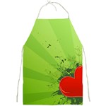 Red Heart Art Full Print Apron