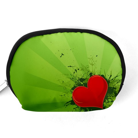 Red Heart Art Accessory Pouch (Medium) from ArtsNow.com Back