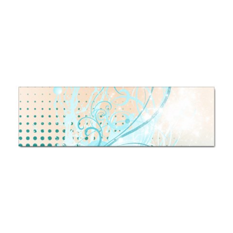 Pink Blue Pattern Sticker Bumper (10 pack) from ArtsNow.com Front