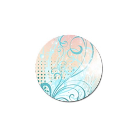 Pink Blue Pattern Golf Ball Marker (4 pack) from ArtsNow.com Front