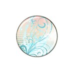 Pink Blue Pattern Hat Clip Ball Marker