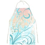 Pink Blue Pattern Full Print Apron