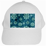 Snow Flake Art White Cap