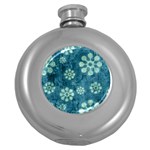 Snow Flake Art Hip Flask (5 oz)