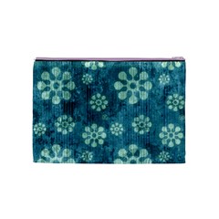 Snow Flake Art Cosmetic Bag (Medium) from ArtsNow.com Back