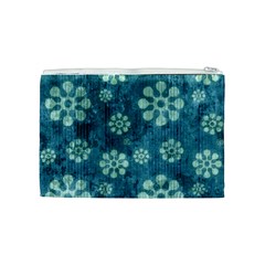 Snow Flake Art Cosmetic Bag (Medium) from ArtsNow.com Back