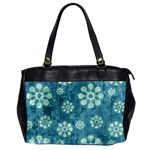 Snow Flake Art Oversize Office Handbag (2 Sides)