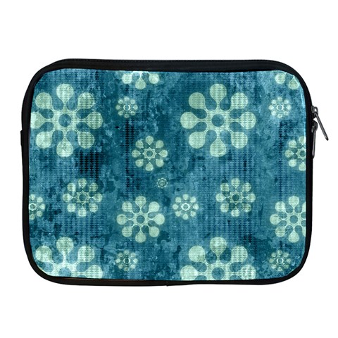 Snow Flake Art Apple iPad Zipper Case from ArtsNow.com Front