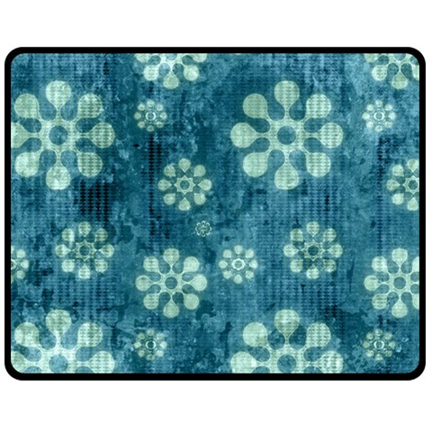 Snow Flake Art Double Sided Fleece Blanket (Medium) from ArtsNow.com 58.8 x47.4  Blanket Back