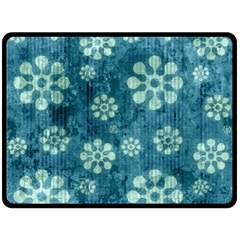 Snow Flake Art Double Sided Fleece Blanket (Large) from ArtsNow.com 80 x60  Blanket Back