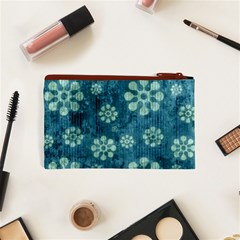 Snow Flake Art Cosmetic Bag (XS) from ArtsNow.com Back