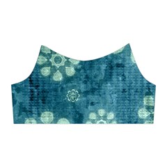 Snow Flake Art Shoulder Cutout Velvet One Piece from ArtsNow.com Right Sleeve