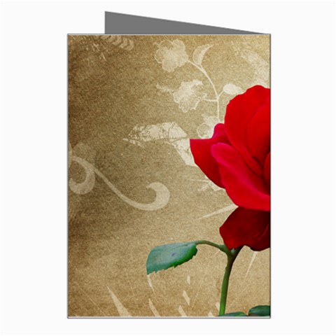 Red Rose Art Greeting Card from ArtsNow.com Right