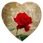 Red Rose Art Jigsaw Puzzle (Heart)