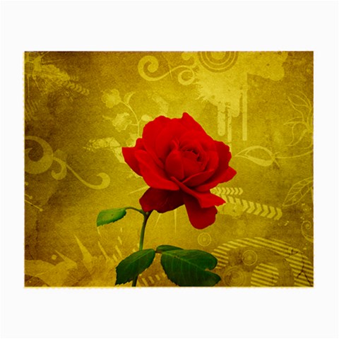 Red Rose Art Small Glasses Cloth from ArtsNow.com Front